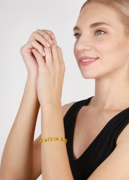 Gelb - Petit Glamour d'Afrique - Armband von Konplott